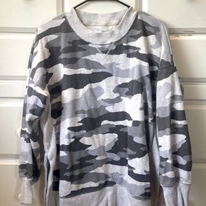 Aerie camo crew neck